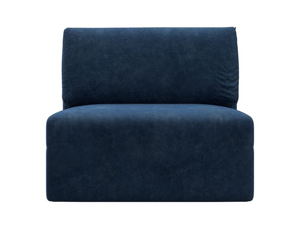 Модуль диван Лига-060 НПБ Велюр синий - Вид 1