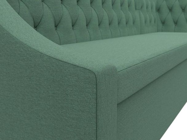 Диван кухонный угловой Мерлин правый угол Рогожка зеленый - Вид 4