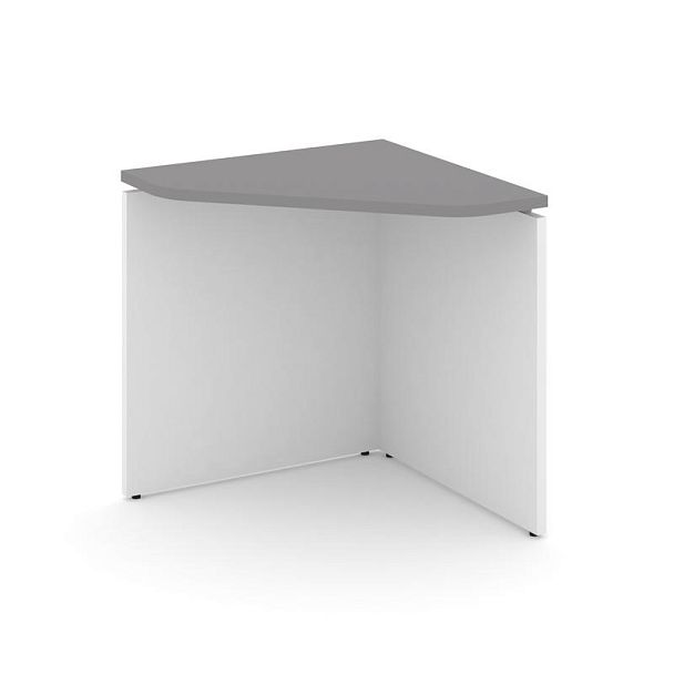 Стайл Проджект Угловой элемент стола SN-D.USP-011 Серый Пепел/Белый/Металл Серый 700*700*750 - Вид 1