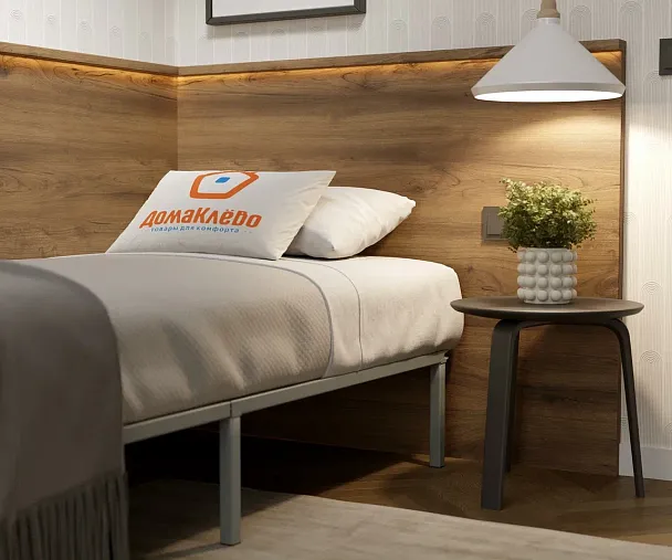 Кровать - подиум металлическая София 900*2000, цвет серый - Вид 7