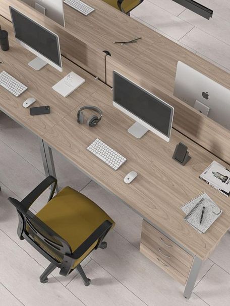 Брифинг-приставка без опор Формула МП2 ФР 432 вяз светлый - Вид 5