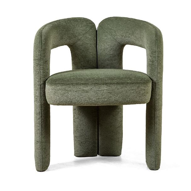 Полукресло Angie, микромех Plush green - Вид 1