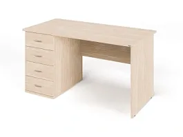 ЛАЙТ / LIGHT RLG008-14x7L Однотумбовый стол 140x70x75 Дуб Сонома - Фото предпросмотра