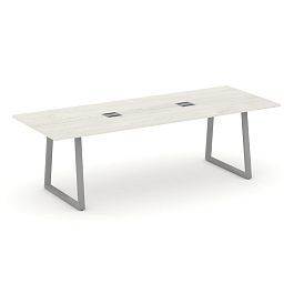 Style Project Direct Direct Стол переговорный SN-6T1.SPRG-258 Дуб Наварра/Металл Серый 2580*980*750 - Фото предпросмотра