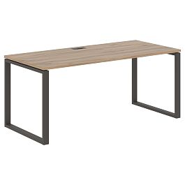 Стол прямой EQST 1780 Дуб Денвер светлый/Мокко 1760х800х750 EDIS - Фото предпросмотра