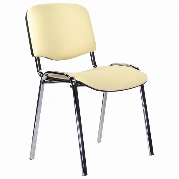 Стул STAFF "Iso Lite CF-008", хром, кожзам бежевый (Z-21), 532568 - Вид 1