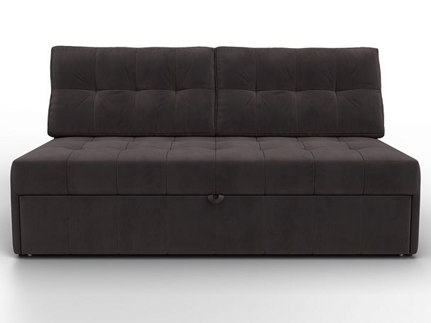 Диван прямой Лига-107 (160) Велюр коричневый - Вид 2