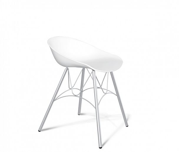 Стул Sheffilton SHT-ST19/S100 белый белый/хром лак - Вид 2