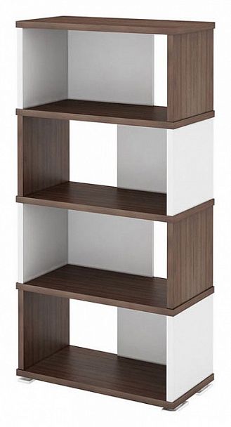 Стеллаж СБ-10/4 Белый/Шамони - Вид 1