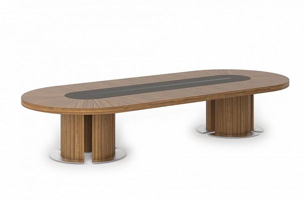 DAO DA 41 Стол для совещаний/TA23А, 4100*1700*780 африканский орех "Столы для переговоров" ТК-001703000278 африканский орех - Вид 1