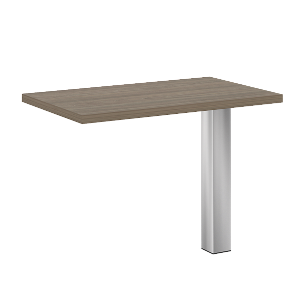 Yalta Брифинг-приставка M-LT.BR-3 Вяз/Нерж. сталь 1000*600*750 - Вид 1