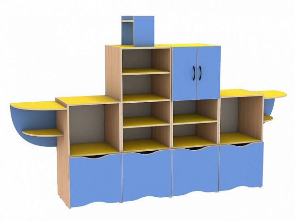 Стеллаж для игрушек Мореход - Вид 1