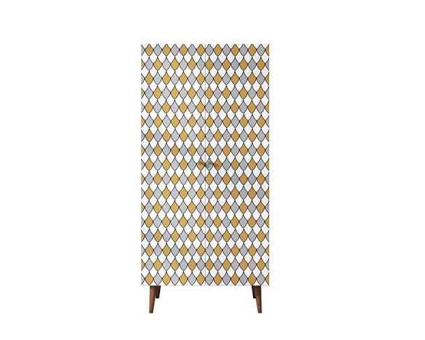 Шкаф малый двухстворчатый Berber принт 22 арт BB08/Print_22 - Вид 1