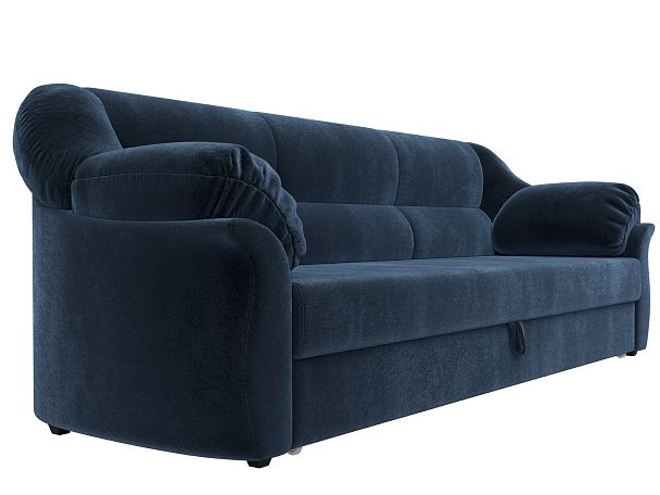 Диван прямой Карнелла Велюр синий - Вид 3