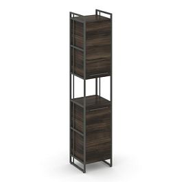 Rift Шкаф 5 ниш узкий RF.SU-52 (U) Дуб Мали/Металл Антрацит 420*396*2010 - Фото предпросмотра