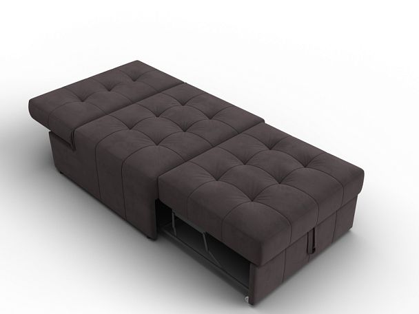 Кресло-кровать Лига-107 (80) Велюр коричневый - Вид 8
