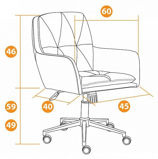 Кресло компьютерное Garda - Вид 11
