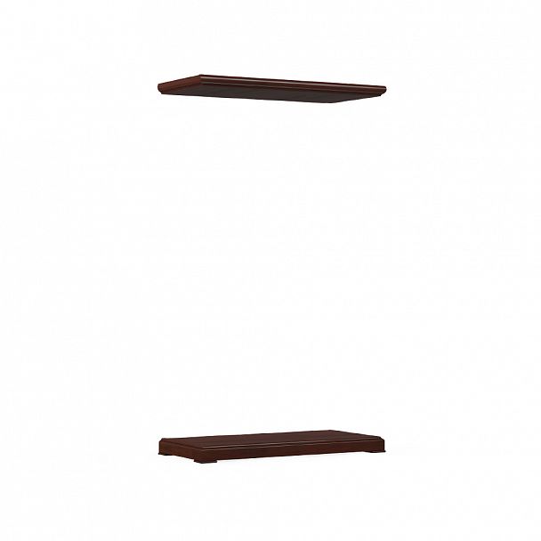 Топ и цоколь для шкафа 2 створки Ministry 117x55x15,5 дуб шоколад - Вид 1