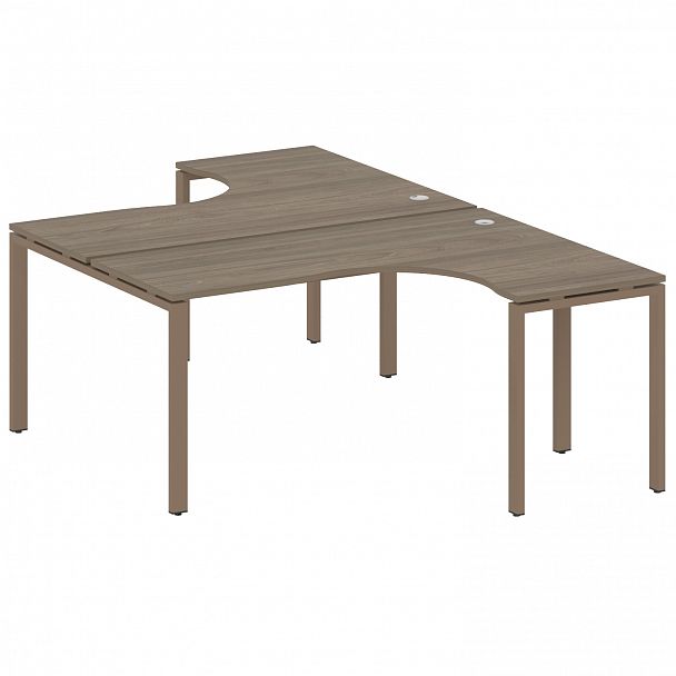 Рабочая станция "Metal System" БП.РАС-СА-2.4 вяз/мокко - Вид 1