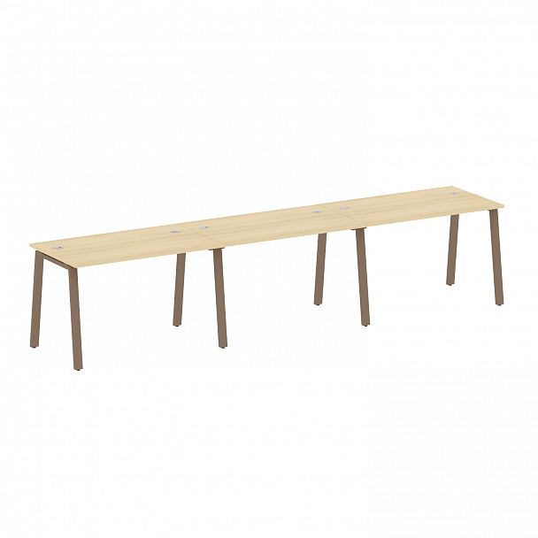 Рабочая станция "Metal System" БА.СМ-3.2 акация/мокко - Вид 1