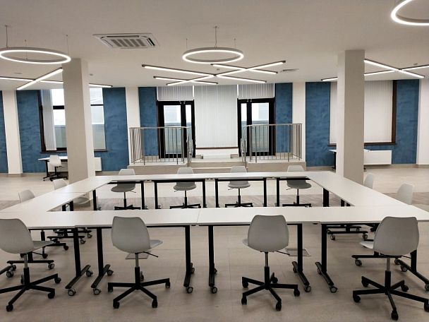 Стул Sheffilton подъемно-поворотный SHT-ST29/S120 белый/черный муар - Вид 6