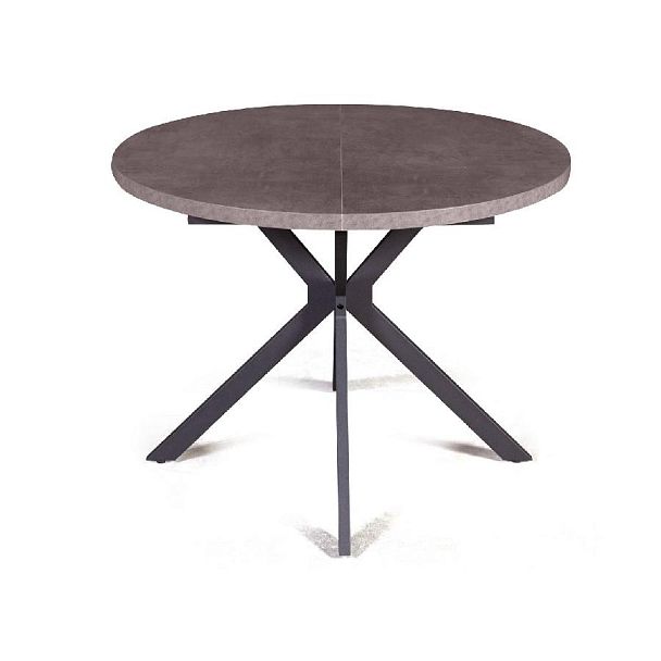 Стол круглый Vegas раздвижной (100+40) камень темный - Вид 1