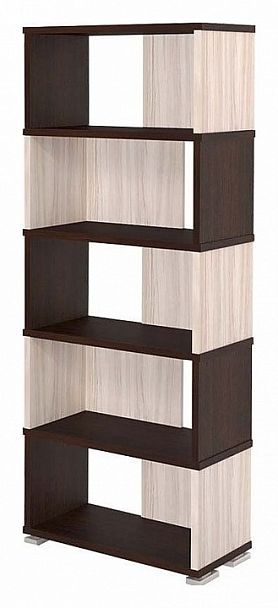 Стеллаж книжный Домино СБ-10_5 Венге/Карамель - Вид 1