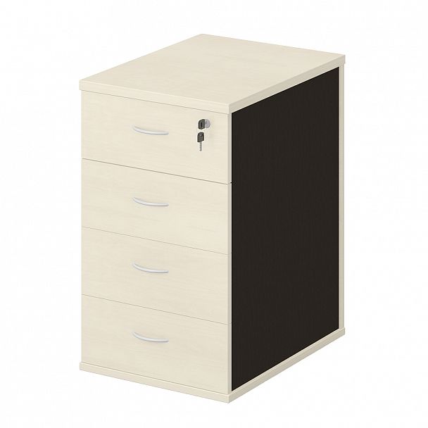 Тумба приставная "Система-М" ПК-ССМ-ТМП45Х59Я4-В1-180 клен/дуб ферраре клен/дуб темный - Вид 1