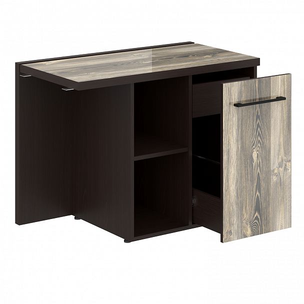 Тумба приставная "Morris" MCRT 1055(L/R) дуб базель/венге - Вид 2