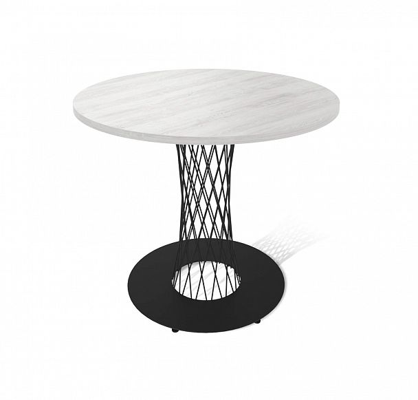 Стол Sheffilton SHT-TU3-1/TT 80 ЛДСП черный муар/сосна касцина - Вид 2