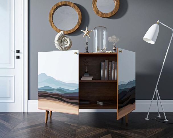 Комод Berber две дверки 11 принт арт BB04/Print_11 - Вид 2