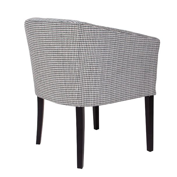 Полукресло Самбука, шенилл Georgi 15, велюр Teddy 018, бук RAL 9005 - Вид 8