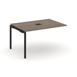 Style Project Проходной наб. элем. перег. стола SN-4P.NSPRG-004 Вяз Благородный/Металл Черный 1580*9 - Фото предпросмотра