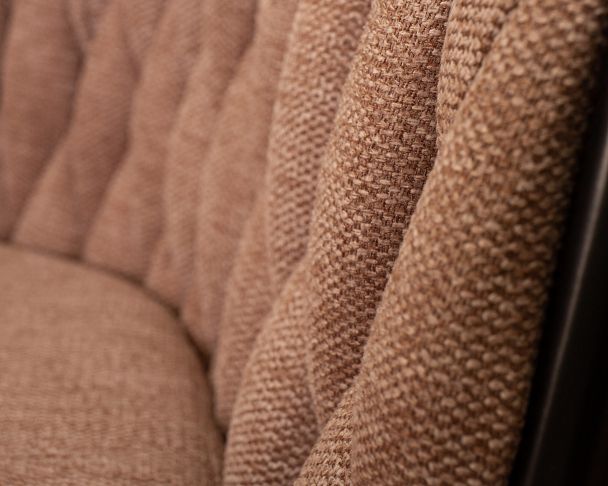 Стул обеденный DOBRIN MATILDA (коричневая ткань (LAR 275-3)) - Вид 10