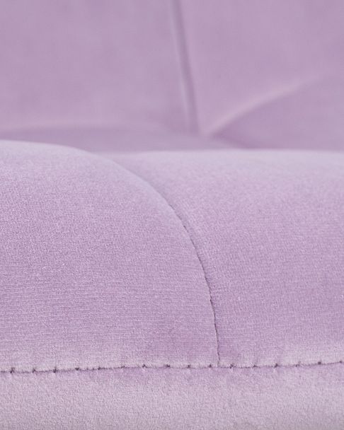 Стул обеденный DOBRIN ALEX (белые ножки, фиолетовый велюр (V108-49)) - Вид 11