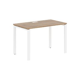 Стол прямой EUST 1167 Дуб Денвер светлый/Белый 1160х670х750 EDIS - Фото предпросмотра