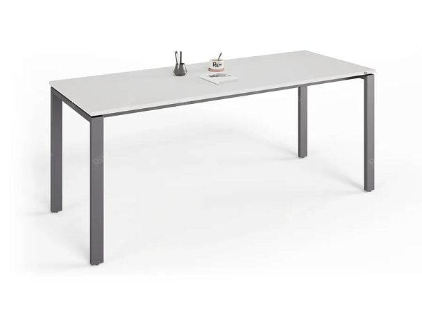 UNITY РМС7-18 БЕЛЫЙ Стол на металлокаркасе прямой 1800х700х750 - Вид 3