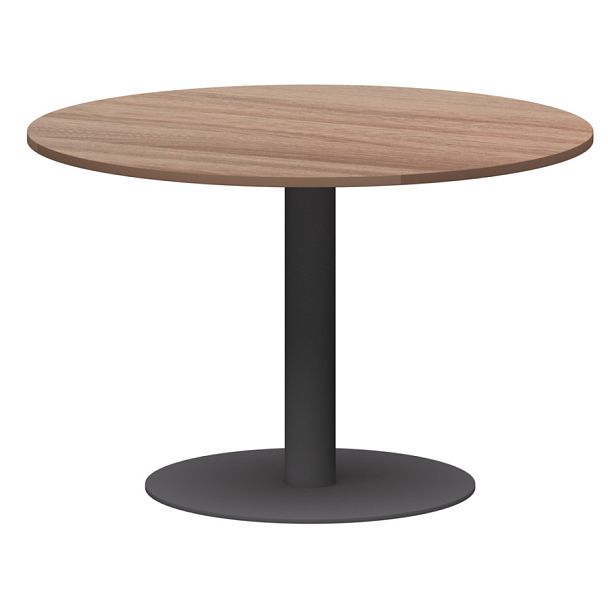 Стол круглый АМ-Д120 Темный шимо/Антрацит 1200x1200x760 Арго-М - Вид 1