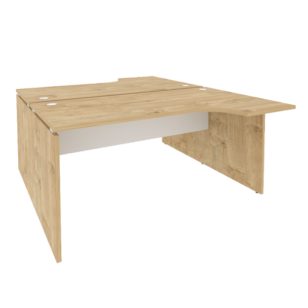 Onix Рабочая станция O.D.SA-1 Тиквуд светлый/Белый бриллиант 1580*1995*750 (1475/460) - Вид 1