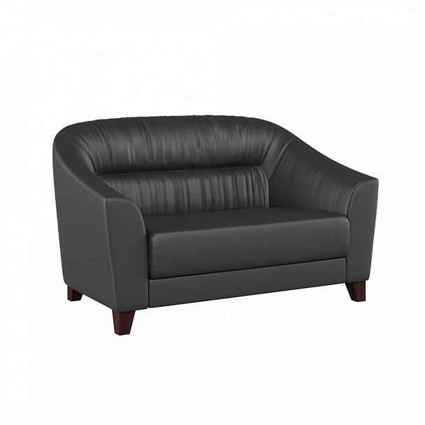 Диван двухместный Milano 145x85x90 чёрный - Вид 1