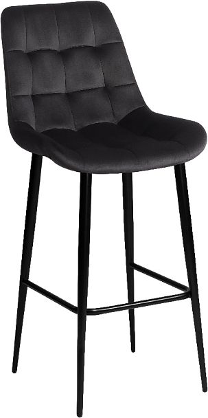 Комплект барных стульев Эйден, черный H75/черный, 4 шт. - Вид 3
