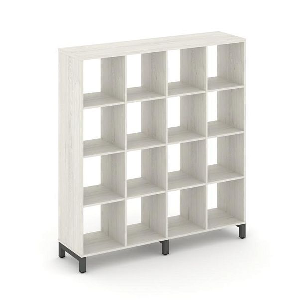 Стайл Проджект Каркас стеллажа 4 яр. SN.KS-440 Дуб Наварра/Металл Антрацит 1488*400*1615 - Вид 1