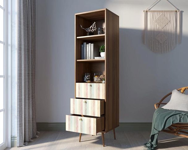 Стеллаж с ящиками Berber принт 45 арт BB45/Print_45 - Вид 2