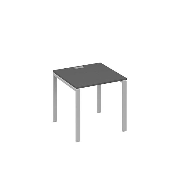 Стол письменный на металлокаркасе UNO A4 А4 Б1 021 БП антрацит премиум / металлокаркас серый - Вид 1