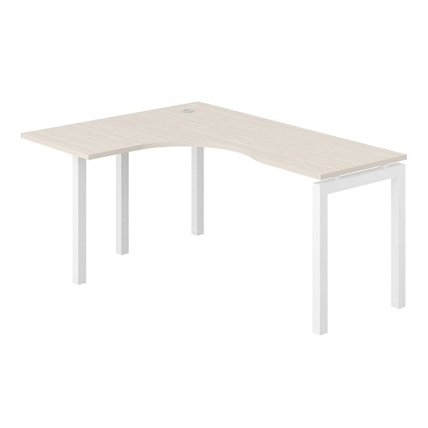 Стол эргономичный "Тандем-А"  ПК-ТНА-СТЭ160Х120Л/АЖ-В2-876 дуб альпийский - Вид 1