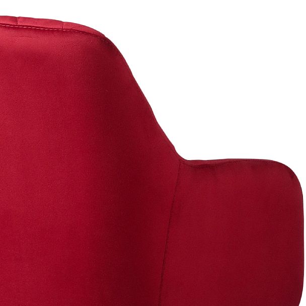 Комплект полубарных поворотных кресел Барли К, Confetti bordo/белый, 4 шт. - Вид 10