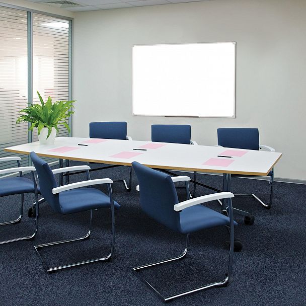 Доска магнитно-маркерная 60х90 см, ПВХ рамка, ГАРАНТИЯ 10 ЛЕТ, РОССИЯ, STAFF, 236158 - Вид 7