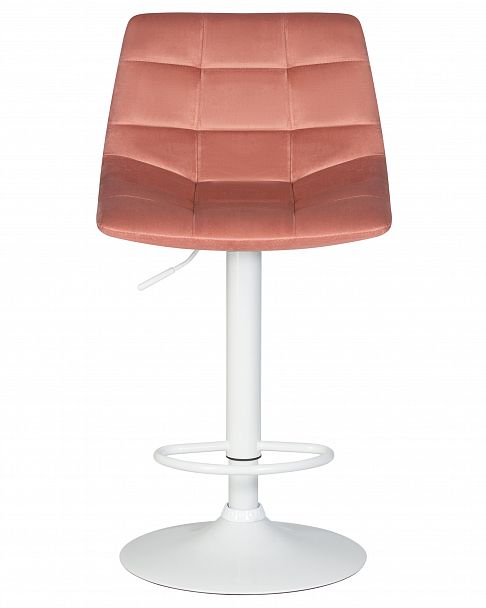 Стул барный DOBRIN TAILOR WHITE (пудрово-розовый велюр (MJ9-32)) - Вид 6