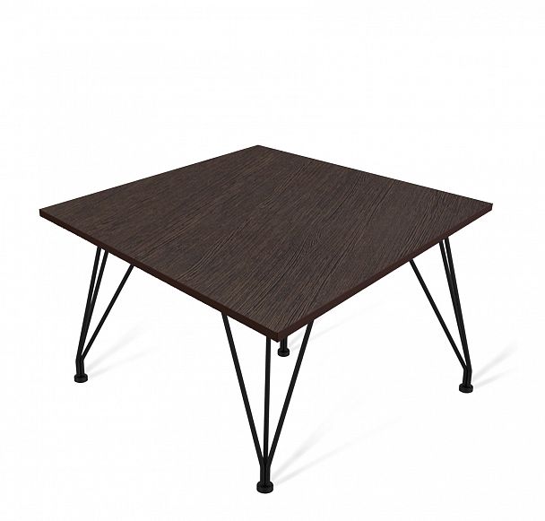 Столик журнальный SHT-TU29/H36/ЛДСП 70/70 черный муар/венге луизиана - Вид 2