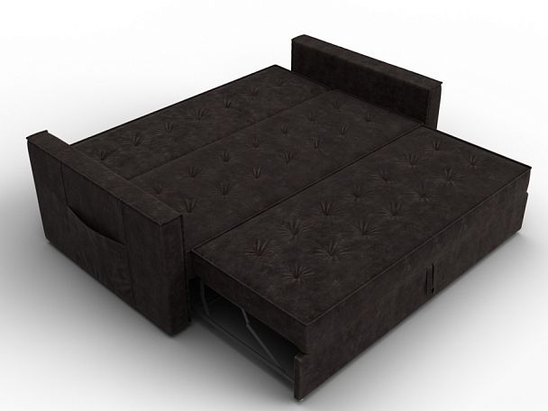 Диван прямой Лига-104 (160) Велюр коричневый - Вид 8